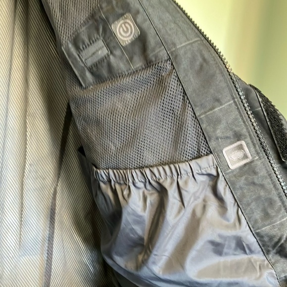 The North Face Grey Black Hyvent Recco Cryptic Jacket with Hood - Picture 10 of 12